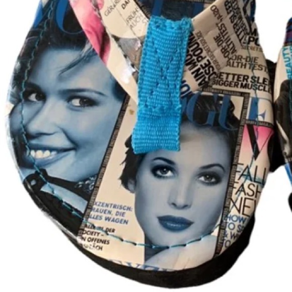 Just Earl Magazine platform flip-flops Women’s 7.5 - Picture 4 of 8